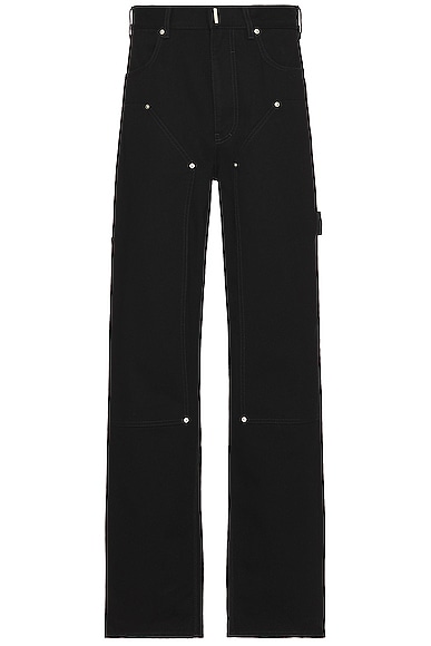 Givenchy Studded Carpenter Pant in Black