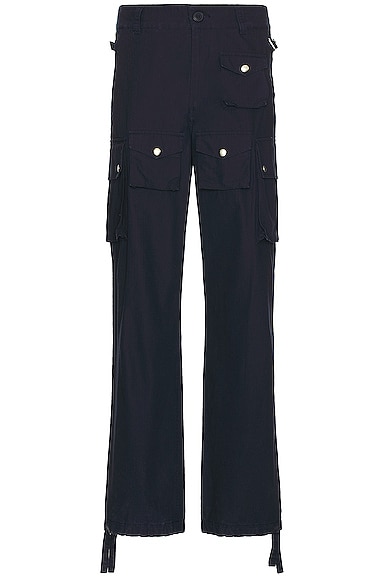 Givenchy Multi Pocket Cargo Pant in Deep Blue