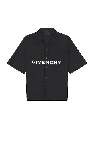 Hawaiian Collar Boxy Fit Shirt