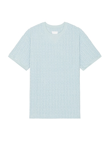 Givenchy Standard Short Sleeve Base T-shirt in Sky Blue