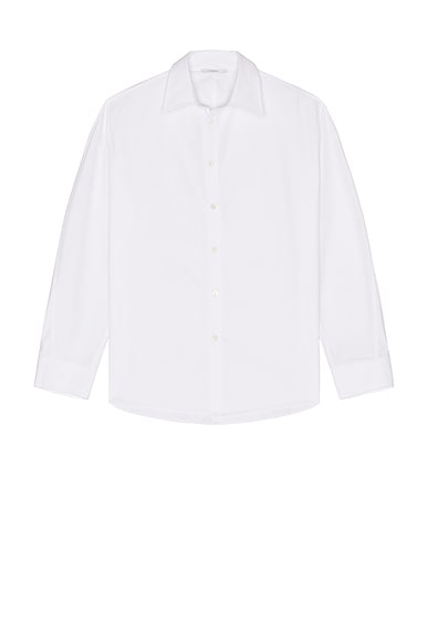 Givenchy Twisted Sleeve Overshirt in White