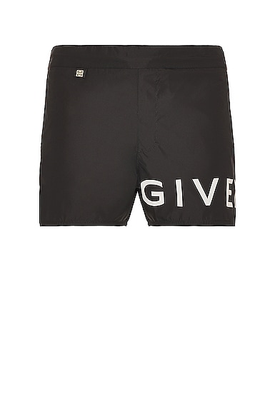 Branding Print Short Swimwear