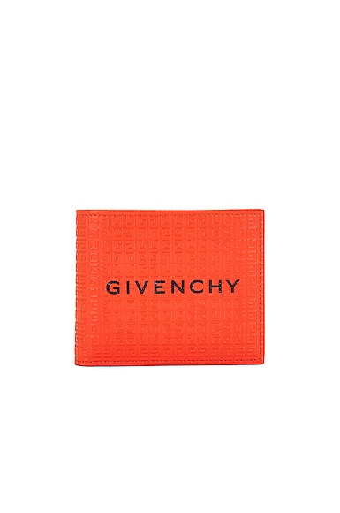 Givenchy 8cc Billfold Wallet in Orange