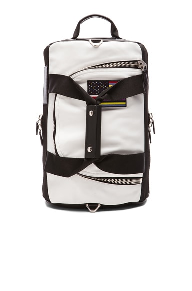 Bicolor Leather Backpack