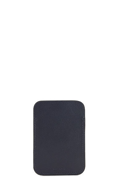 Shop Givenchy Magnetic Card Holder In Titanium