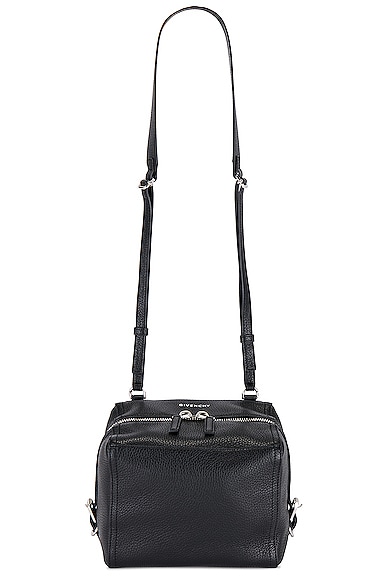 Pandora Small Leather Bag in Black