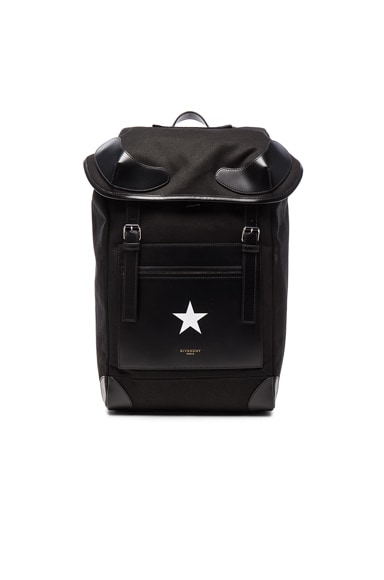 Rider Star on Canvas Backpack
