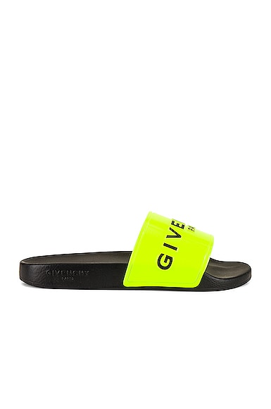 Givenchy Slide Sandal in Yellow