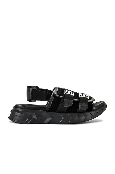 Givenchy Marshmallow Slingback Sandal in Black | FWRD