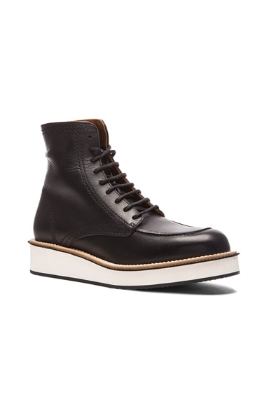 Givenchy Rottweiler Black Leather Boots Givenchy Rottweiler Ankle Boot COWHIDE Leather Men main image 3
