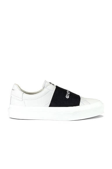 Givenchy Elastic City Court Sneaker in White