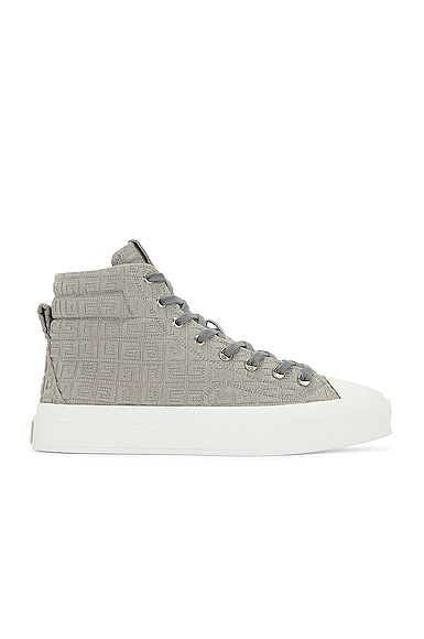 Givenchy City High Top Sneaker in Grey