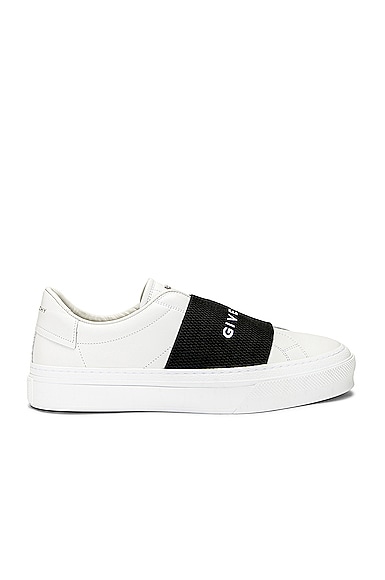 Givenchy City Sport Sneaker in White & Black