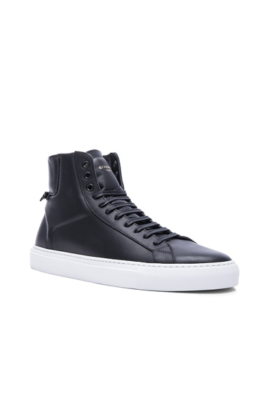 Knots High Top Leather Sneakers