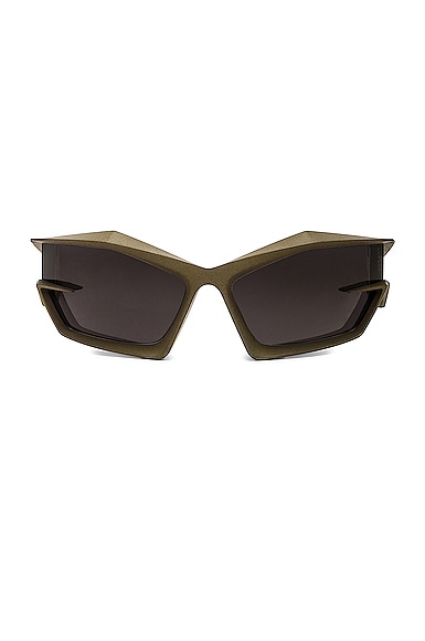 Givenchy Giv Cut Sunglasses in Matte Green