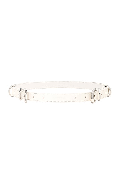 Givenchy Voyou Belt In Ivory