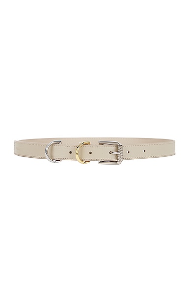 Givenchy Women's Voyou Belt In Leather In Natural Beige