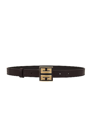 Givenchy 4G Belt in Walnut Brown