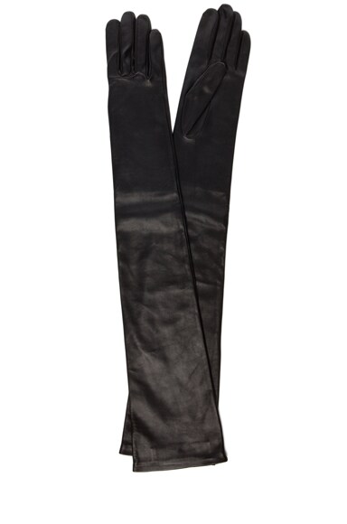 Givenchy ロングレザーの手袋 - Black | FWRD