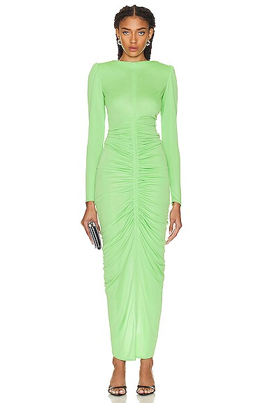 Ruched Long Sleeve Dress