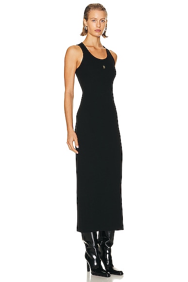 Shop Givenchy Rib Tank Dress In Black