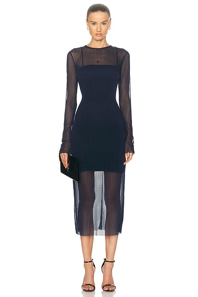 Givenchy Sequin Dress in Burgundy FWRD