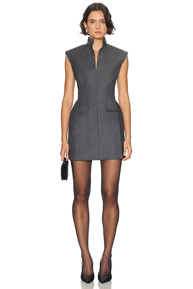 Sleeveless Jacket Dress