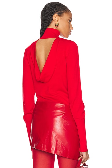 Givenchy Turtleneck Sweater in Vermillion