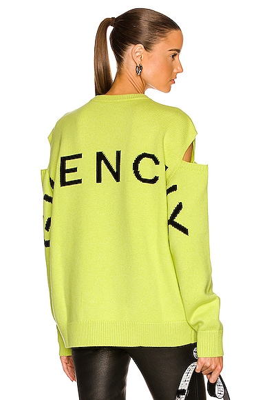 Cut Out Crew Neck Sweater