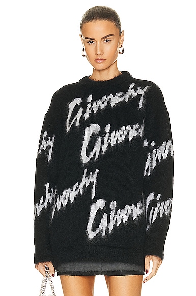 Givenchy Signature Sweater in Black,White