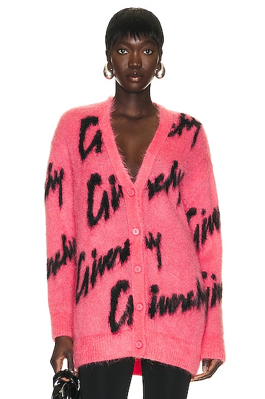 Givenchy ALL OVER カーディガン - Pink & Black | FWRD