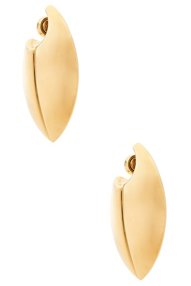 Givenchy Cocoon Earrings in Golden Yellow