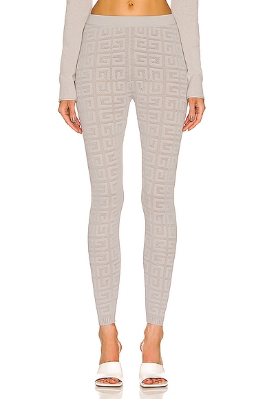 【関税＆送料込み】Givenchy Leggings Givenchy Black 4G Jacquard Leggings Givenchy