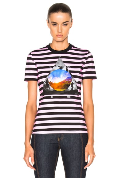 Striped Graphic Tee