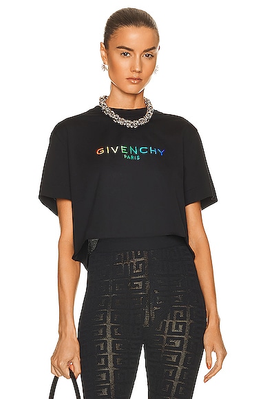 トップス GIVENCHY Givenchy logo-print Distressed Sweatshirt | Black | FARFETCH