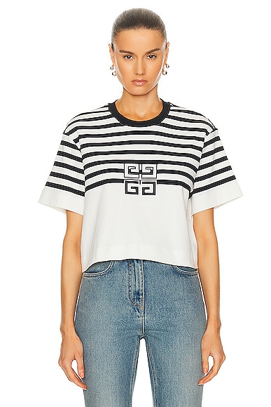 Cropped Masculine T Shirt