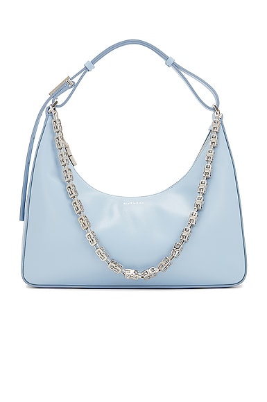 Givenchy Small Moon Cut Out Bag in Baby Blue