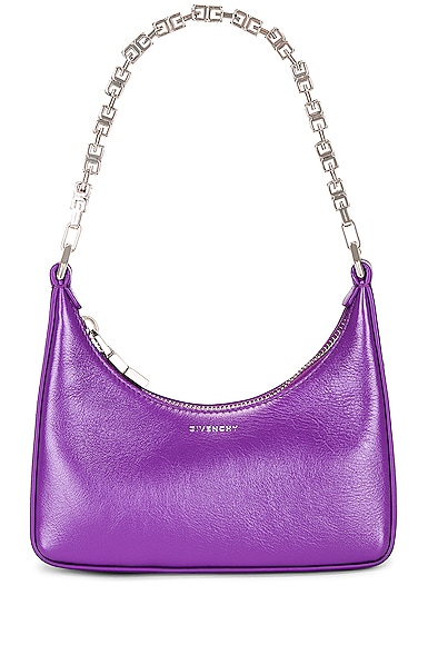 Givenchy Moon Cut Out Mini Hobo Bag in Purple