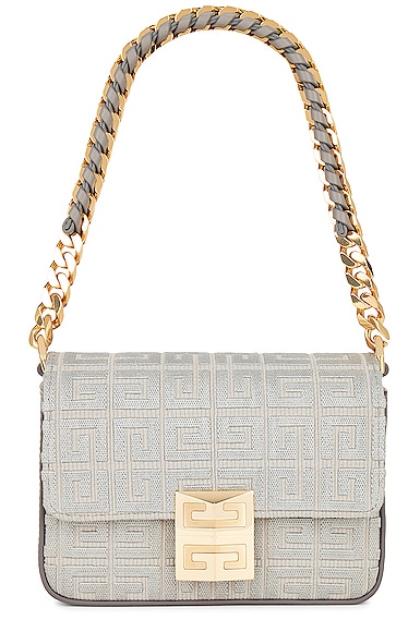 4G Small Crossbody Bag With Woven Chain