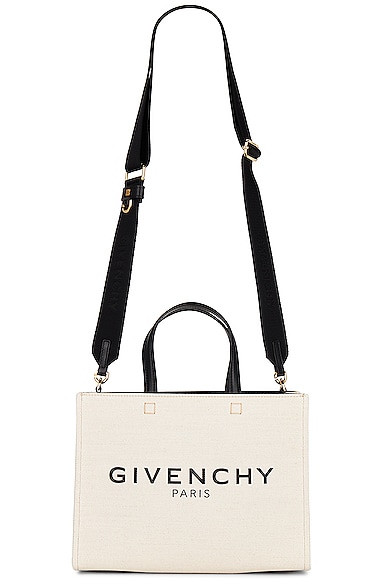 Givenchy Small G-tote Bag in Beige & Black
