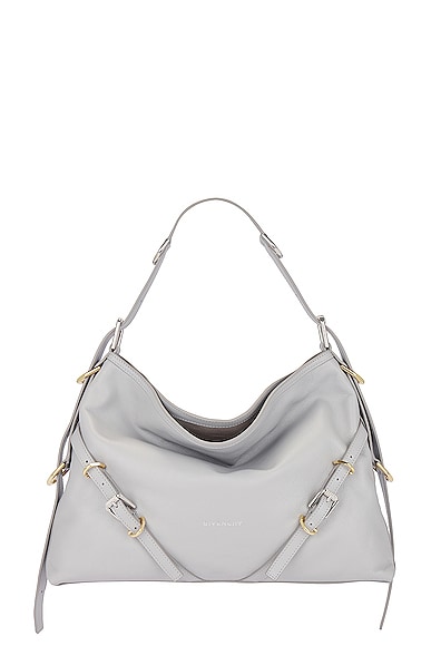 Givenchy Medium Voyou Bag in Light Grey