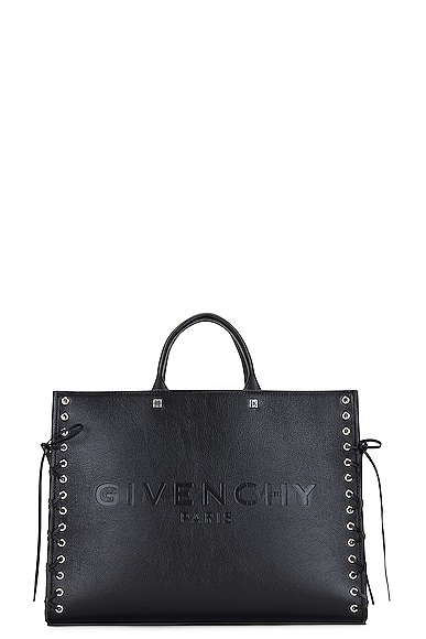 Givenchy Medium G Tote Corset Bag In Black