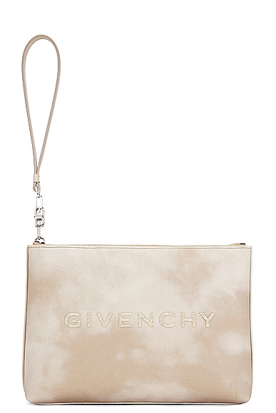 Givenchy Travel Pouch In Dusty Gold