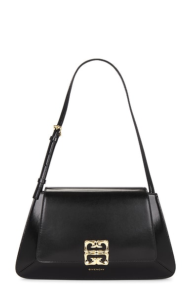Givenchy 4G Liquid Shoulder Bag in Black