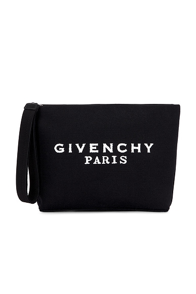 Givenchy Logo Pouch in Black