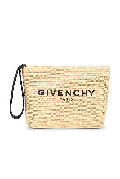 Givenchy Logo Pouch in Natural