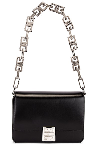 Givenchy Medium 4G Cube Chain Crossbody Bag in Black