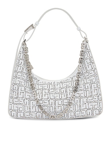 GIVENCHY SMALL MOON CUT-OUT HOBO BAG