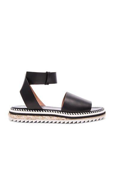 Leather Rodha Flat Sandals