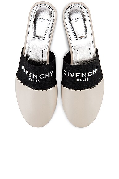 Givenchy Bedford Flat Mules in Beige FWRD